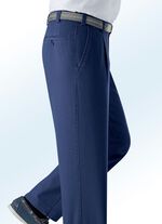 Unterbauch-Jeans mit G&uuml;rtel JEANSBLAU