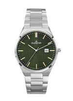 Dugena-Quartz-Herrenuhr mit Edelstahlbandgeh&auml;use 