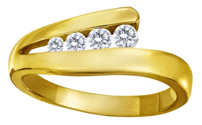 Damenring mit Brillanten 