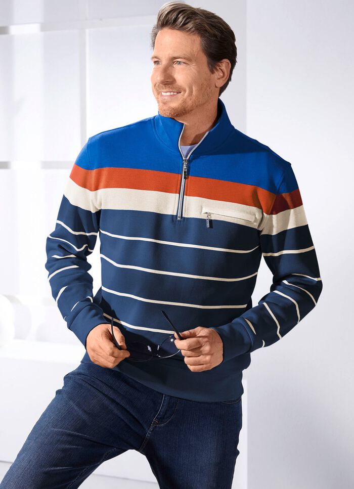 Troyer mit Rei&szlig;verschluss-Brusttasche 