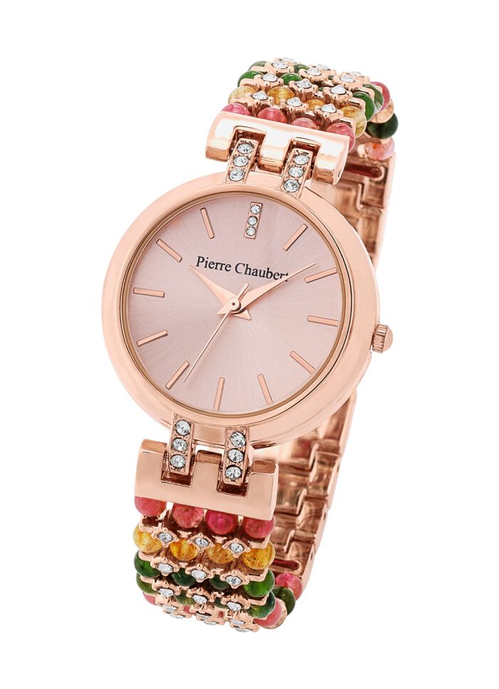 Quartz-Damenuhr mit Metallgeh&auml;use 