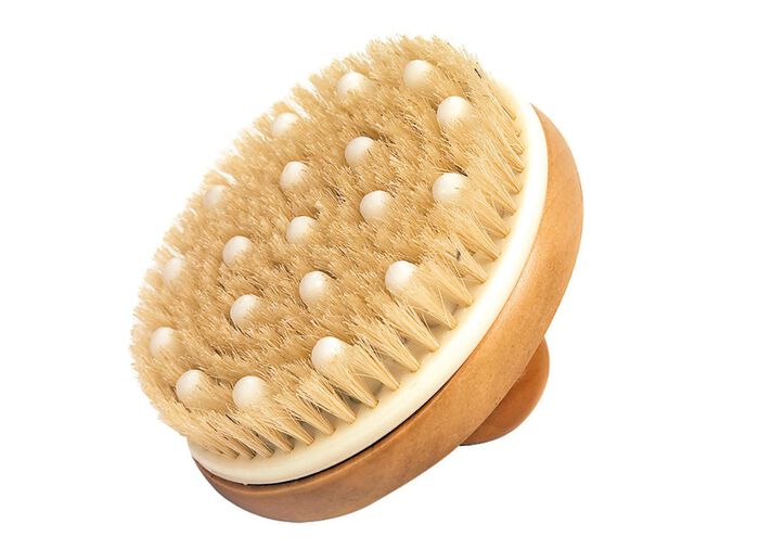 Massageb&uuml;rste aus Wildschweinborsten  