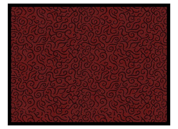 Praktische Schmutzfangmatten f&uuml;r innen und au&szlig;en ROT