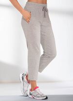 7/8-Freizeithose in 4 Farben SILBERGRAU MELIERT