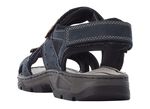 Rieker, klassische Herren-Trekkingsandalen, aus Leder DUNKELBLAU
