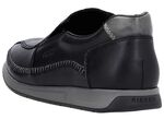Rieker Slipper aus Nappaleder SCHWARZ