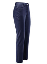 Edeljeans mit Stickerei in 7/8-L&auml;nge DUNKELBLAU