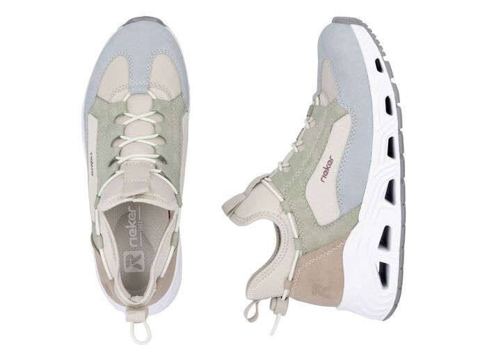 Rieker, stylische Damen-Boots, Weite G, mit herausnehmbarem Fußbett MULTICOLOR