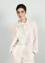 Blazer in Leinen-Optik 