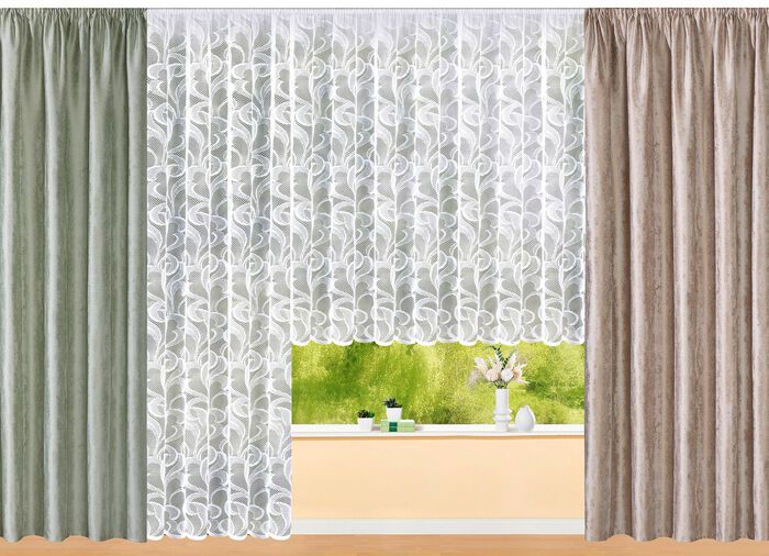 Einzelschal im Marmor-Design GRÜN