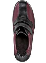 ELENA EDEN Slipper aus Nappaleder BORDEAUX-SCHWARZ