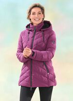 Funktionsjacke mit abnehmbarer Kapuze 