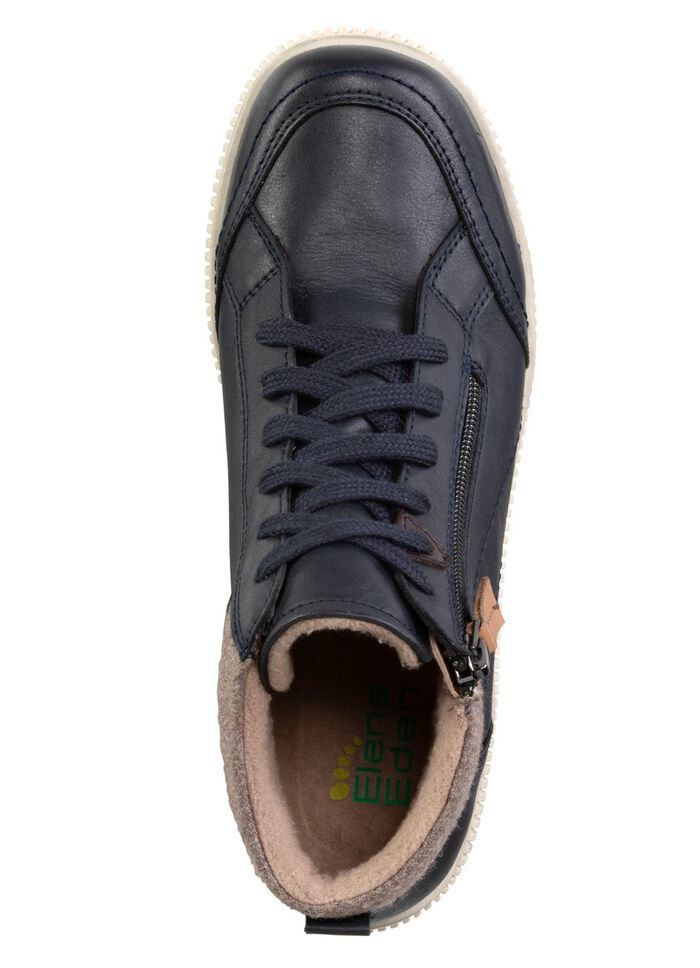 ELENA EDEN, bequeme Damen-Boots, Weite H, mit herausnehmbarem Fu&szlig;bett MARINE