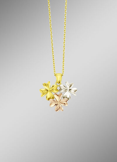 Tricolor-Anhänger mit Ankerkette 