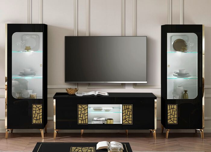 M&ouml;belprogramm mit LED-Beleuchtung 