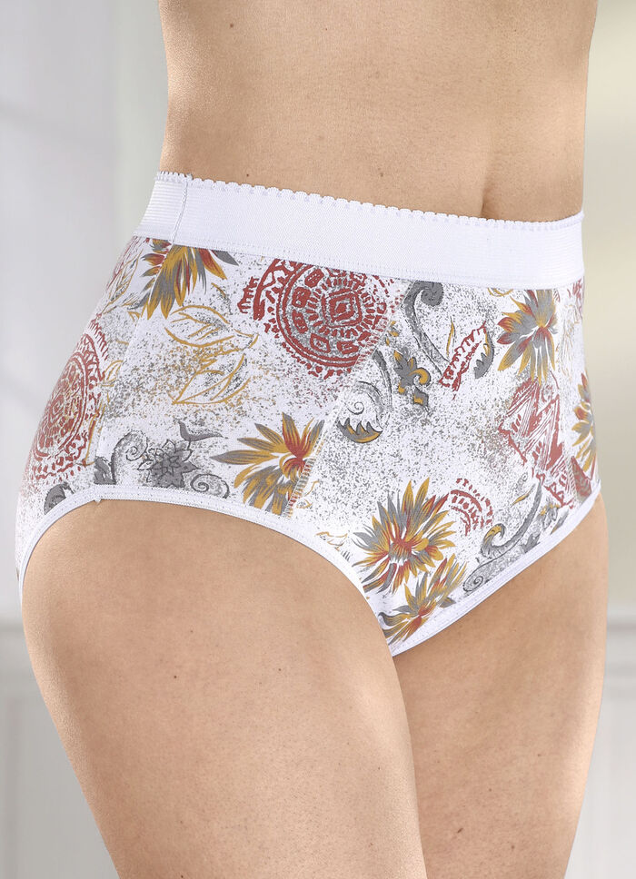 Viererpack Formslips mit buntem Druckdessin 