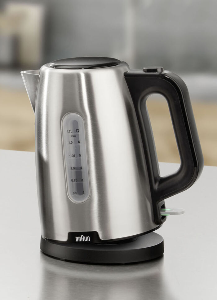 BRAUN Frühstücksserie PurShine aus hochwertigem Edelstahl SCHWARZ-SILBER