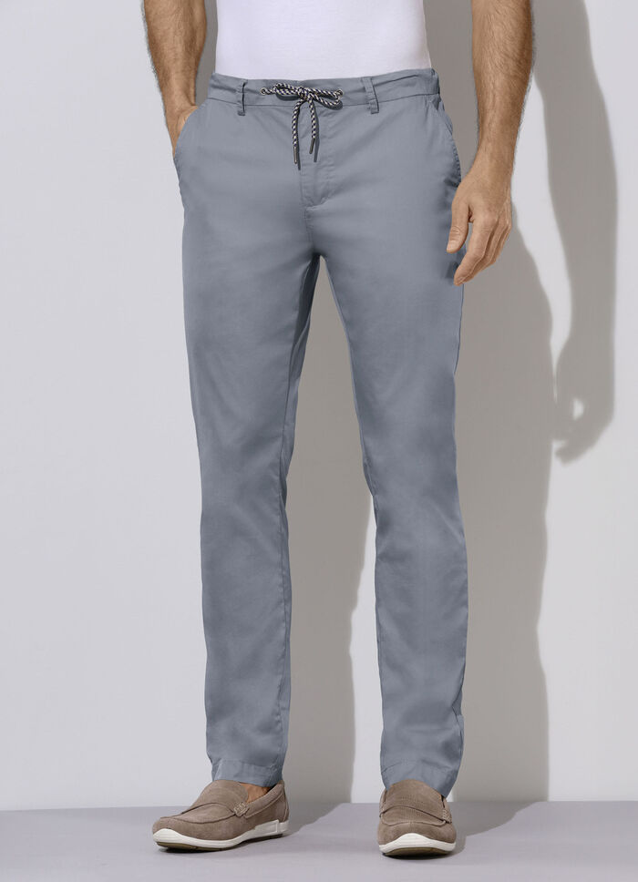 Hose in leicht k&uuml;hlender Qualit&auml;t in 3 Farben BLAUGRAU