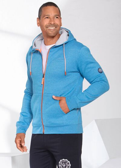 Sweatjacke mit Kapuze 