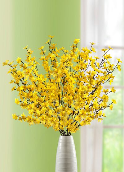 T&auml;uschend echt aussehende Forsythienzweige, 5er-Set 