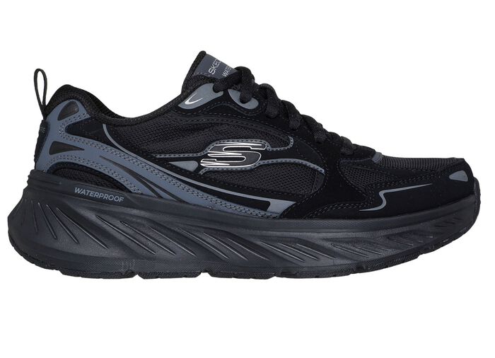SKECHERS, sportliche Damen-Sneaker, mit Klimamembrane SCHWARZ