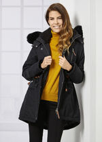 Parka mit Plüsch-Innenausstattung in der Kapuze 