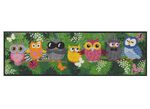Fu&szlig;matte mit Eulen-Motiv BUNT