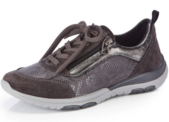 ELENA EDEN Sneaker mit gl&auml;nzend bedrucktem Elastikmaterial 