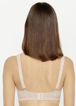 Susa Zweierpack BH mit Spitzeneins&auml;tzen 1X AUBERGINE, 1X PUDER