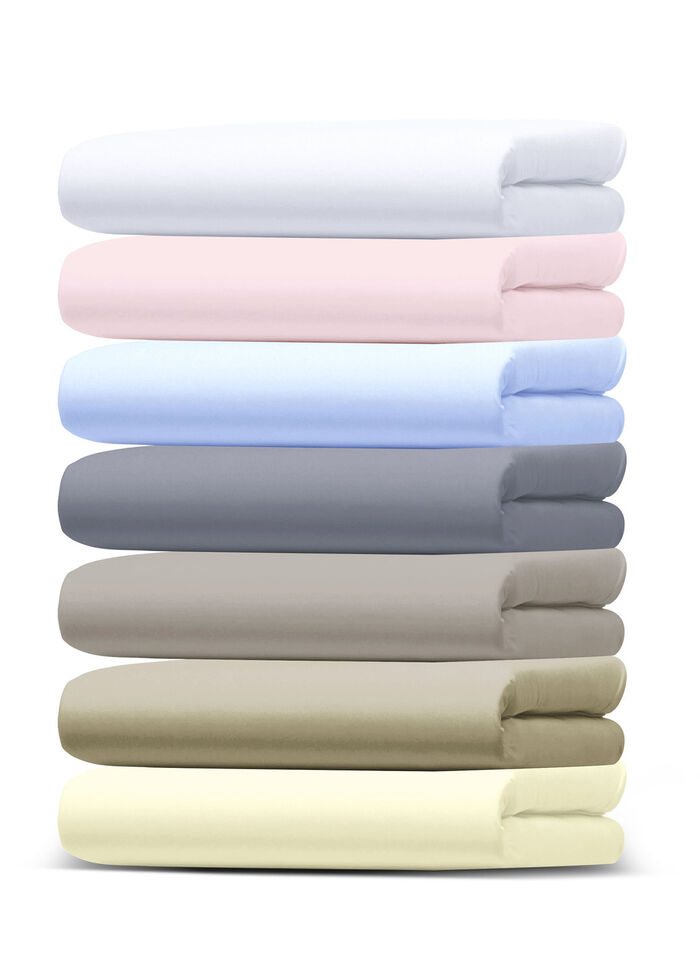 Antibakterielles Inkontinenz-Spannbetttuch aus 100% Baumwolle BLEU