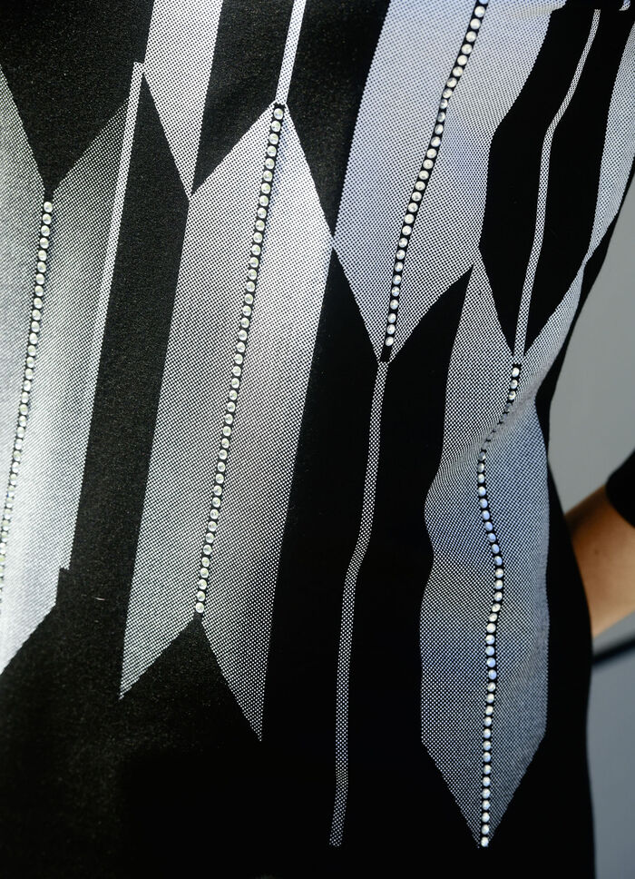 Shirt mit Kontrastdruck 