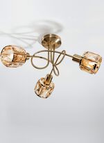 LED-Deckenleuchte aus Metall GOLD