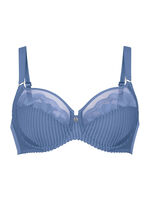 Rosa Faia B&uuml;gel-BH mit T&uuml;llstickereispitze JEANSBLAU
