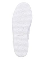 Elegante Damen-Schn&uuml;rschuhe, mit herausnehmbarem Fu&szlig;bett WEISS