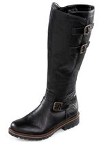 Remonte, gef&uuml;tterte Damen-Stiefel, Winterschuhe, Weite G, mit Lammfell 
