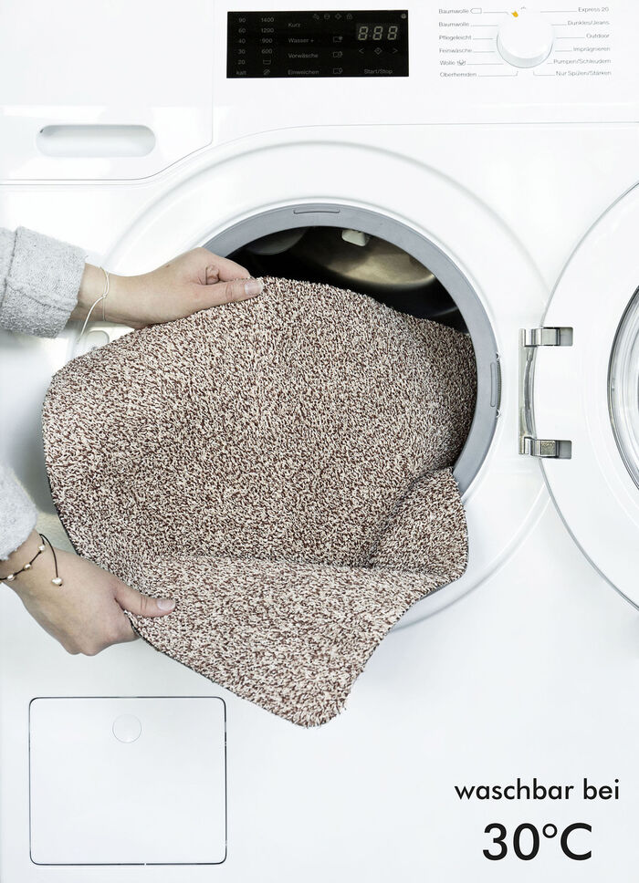 Waschbare Schmutzfangmatte für innen und außen HELLBEIGE