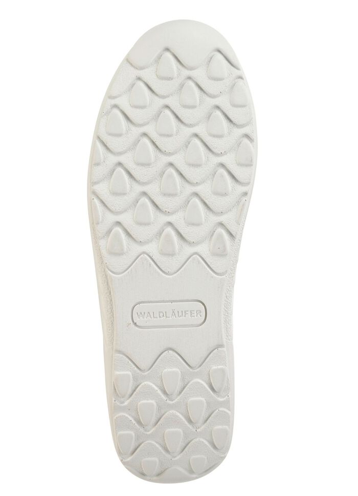 Waldl&auml;ufer, bequeme Damen-Schn&uuml;rschuhe, Weite H, Sohle mit Abrollfunktion NATURWEISS