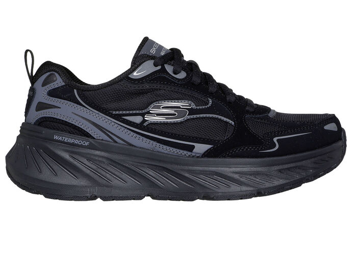 SKECHERS, sportliche Damen-Sneaker, mit Klimamembrane SCHWARZ