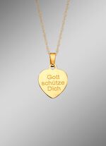 Anh&auml;nger Schutzengel mit Diamantschnitt 