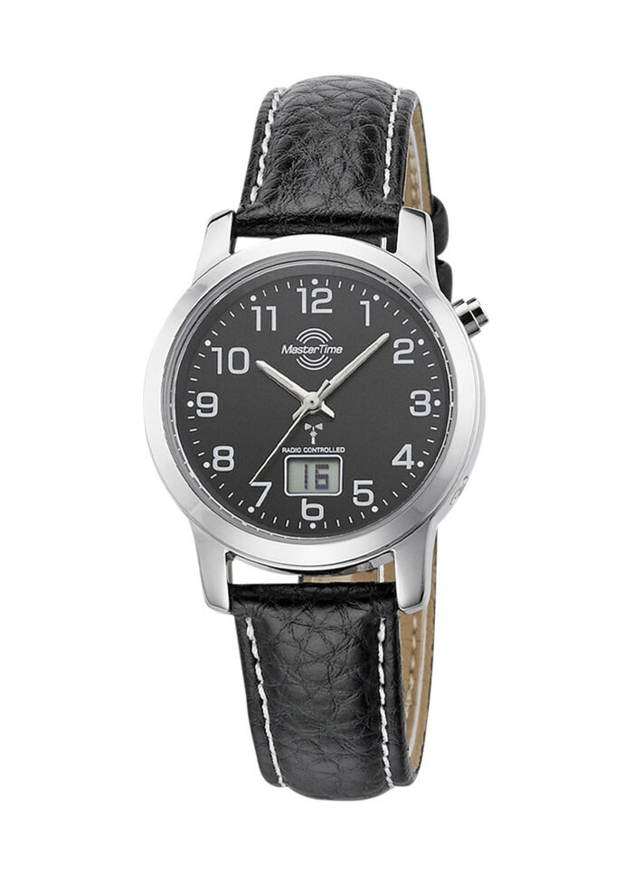 Modische, sportliche Damen-Lederarmbanduhr 