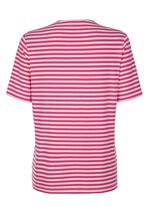 Shirtjacke mit garngef&auml;rbtem Ringeldessin 