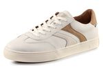 Rieker Sneaker aus weichem Nappaleder WEISS-CAMEL