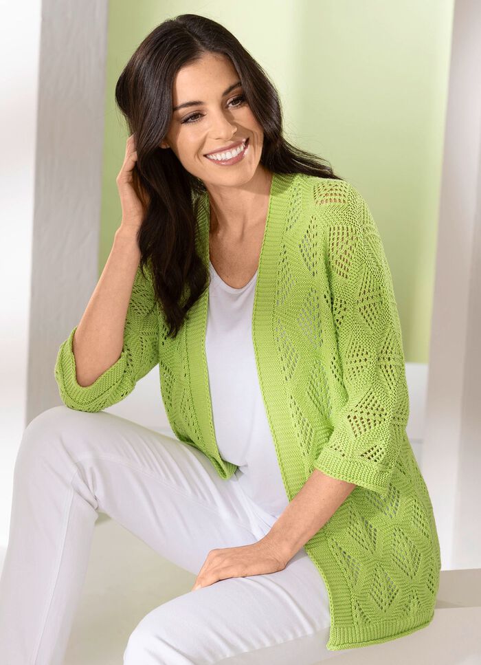 Strickjacke in Mustermix 