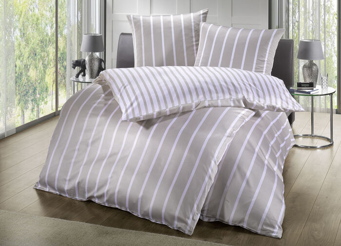 Angenehm weiche Bettwäsche-Garnitur von Janine NATUR