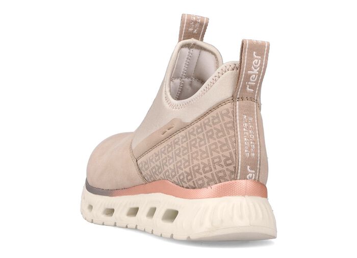 Rieker Slipper mit schimmernden Akzenten BEIGE-ECRU