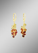 Wunderschöne Ohrringe mit echt Bernstein 