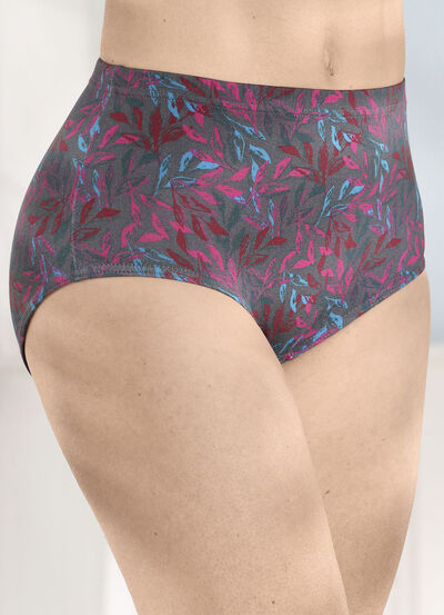 Laurina Viererpack Slips mt buntem Druckdessin 