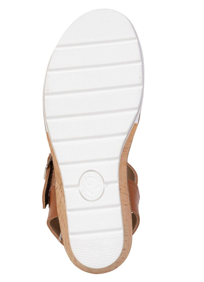 ELENA EDEN, bequeme Damen-Sandaletten, Weite H, mit herausnehmbarem Fu&szlig;bett 