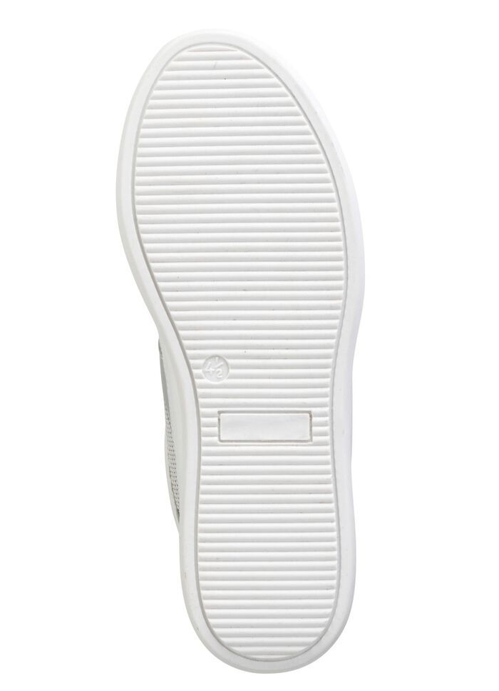 ELENA EDEN Sneaker aus Nappaleder und luftigem Textil in Netzoptik 