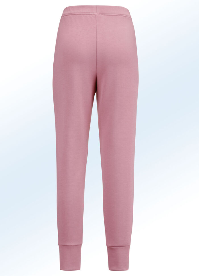 Jerseyhose im stadttauglichen Joggpant-Style DUNKELROSÉ